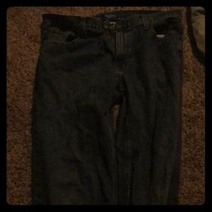 A blue pair of jeans